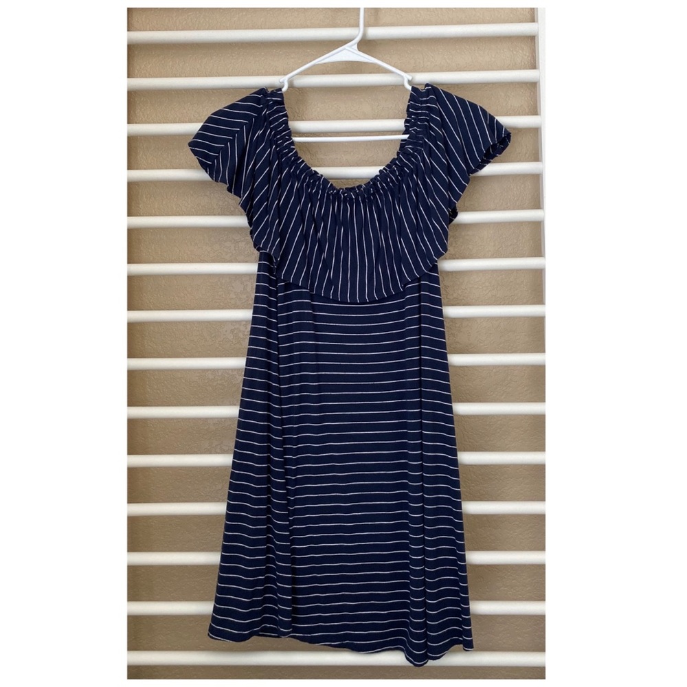 Off the shoulder dress by Abercrombie and Fitch